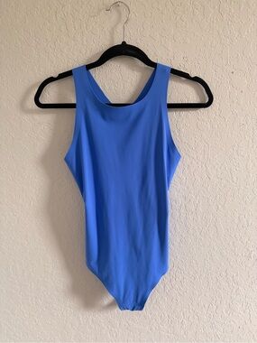 aerie SmoothEZ Royal Blue Sleeveless Bodysuit